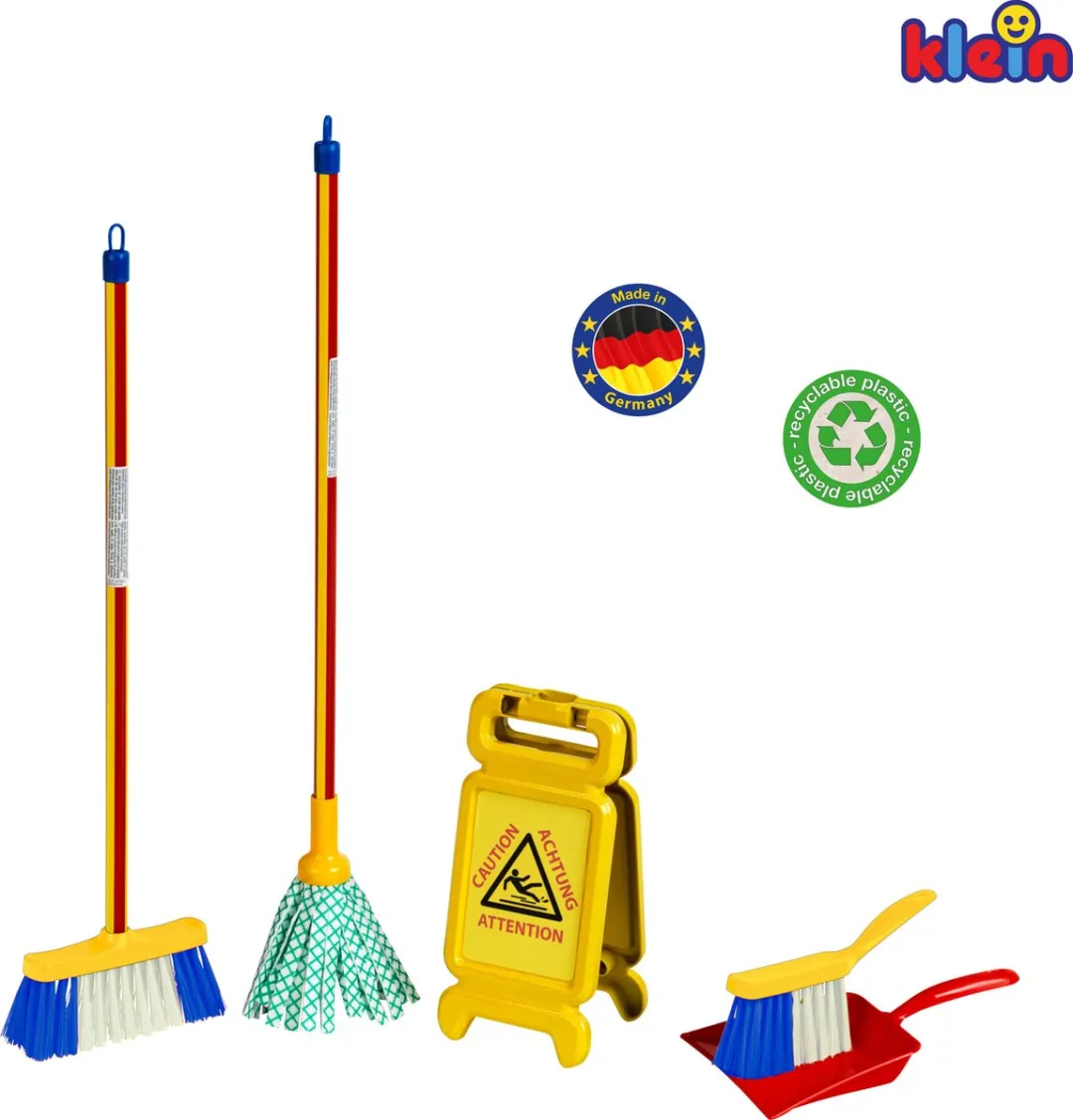 Klein Toys Pure Fresh Speelgoedmopset - Geel/Rood