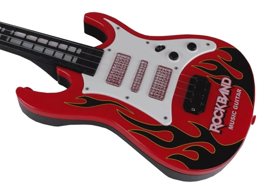 Jonotoys Rockband Gitaar 52cm - Rood/Zwart - afbeelding 3 van 6