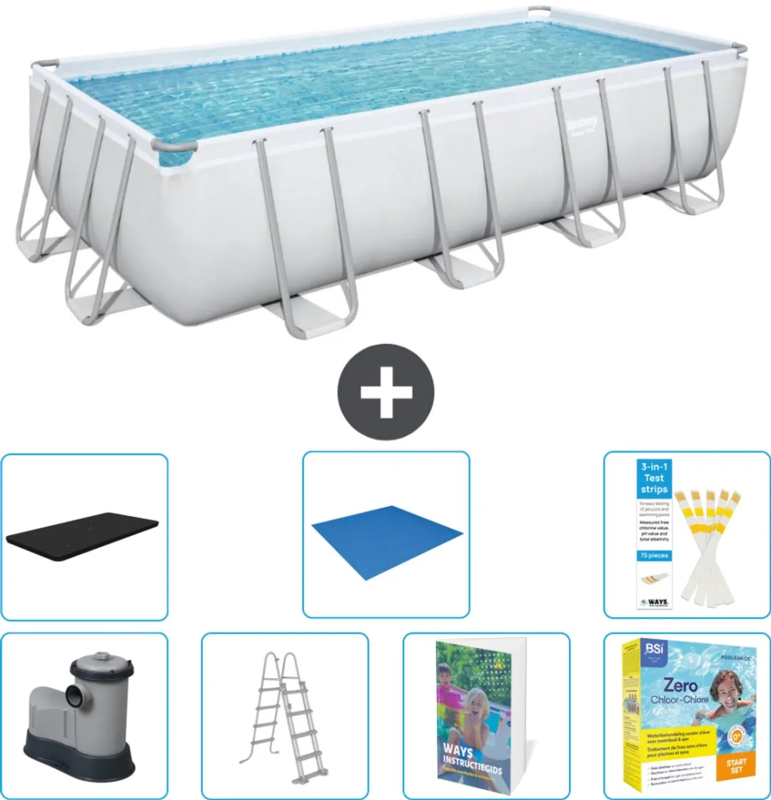 Bestway Power Steel Zwembad 549x274cm