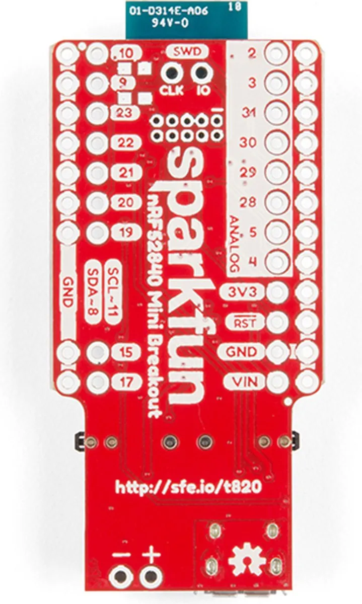 Sparkfun Pro nRF52840 Mini DEV-15025 Bluetooth Development Board - Meerkleurig