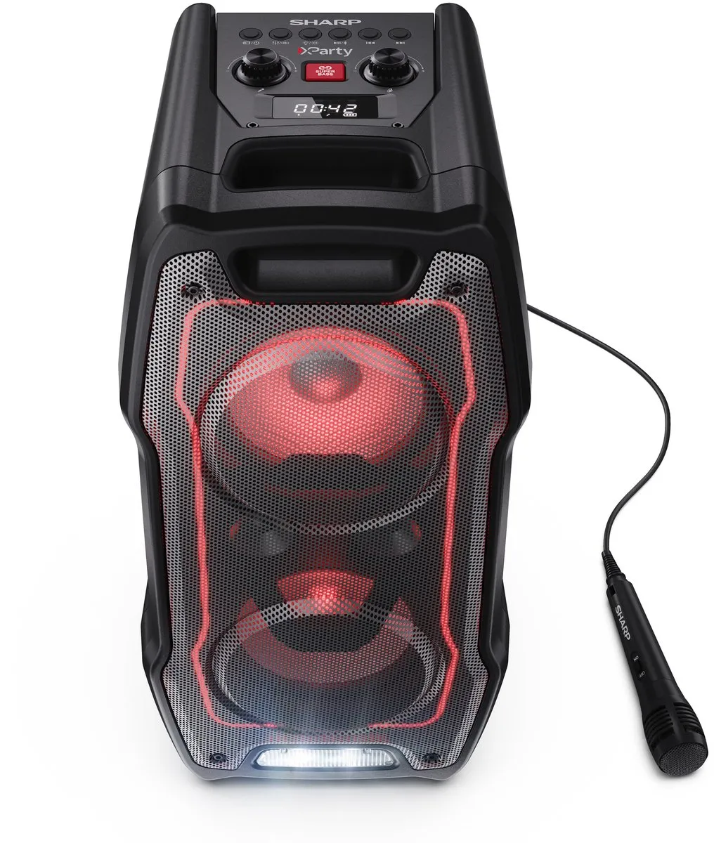 Sharp PS-931 XPARTY Party Speaker - 180W - Zwart
