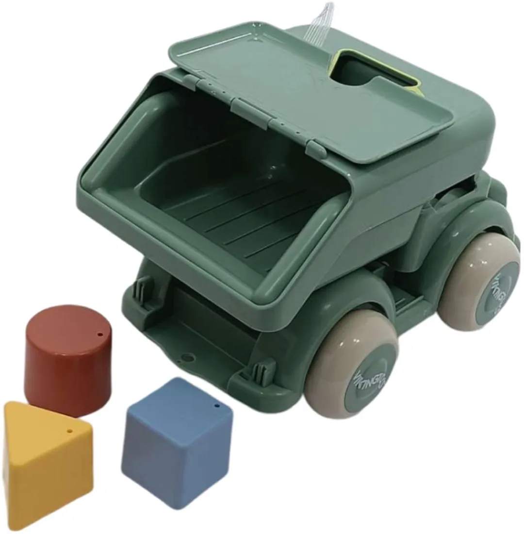 Viking Toys RE:LINE Vuilniswagen Speelset 4-delig - Multikleur