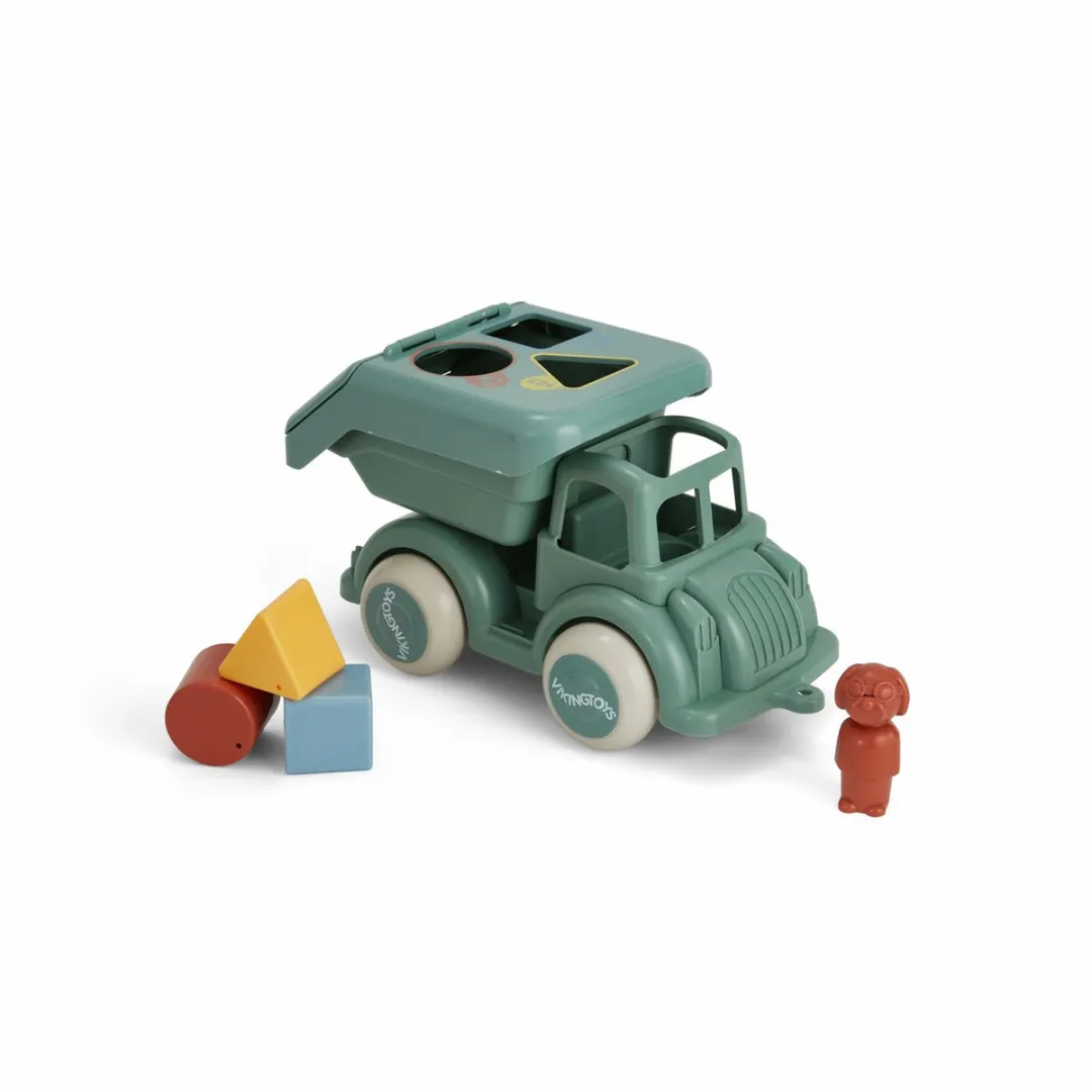 Viking Toys RE:LINE Vuilniswagen Speelset 4-delig