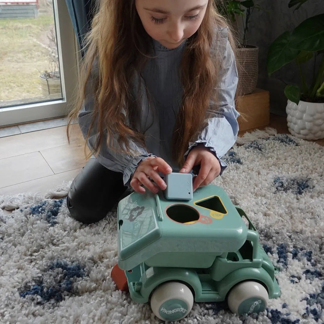 Viking Toys RE:LINE Vuilniswagen Speelset 4-delig - Multikleur
