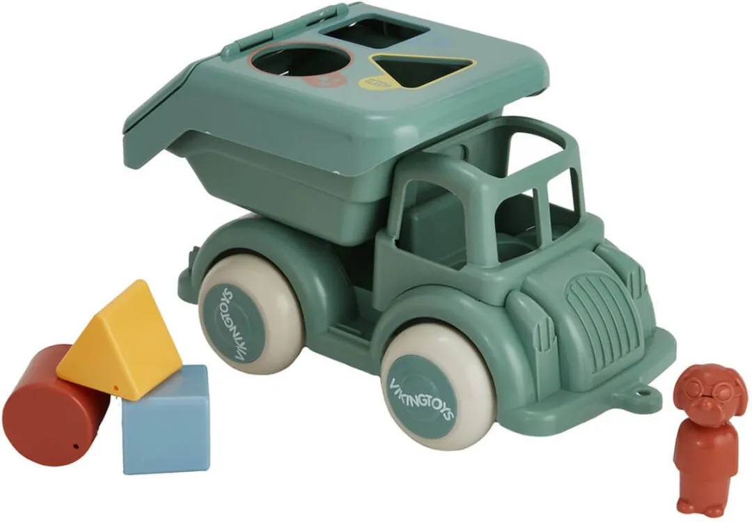 Viking Toys RE:LINE Vuilniswagen Speelset 4-delig - Multikleur