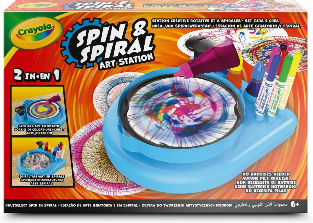 Crayola Spin & Spiral Art Station HobbyPakket