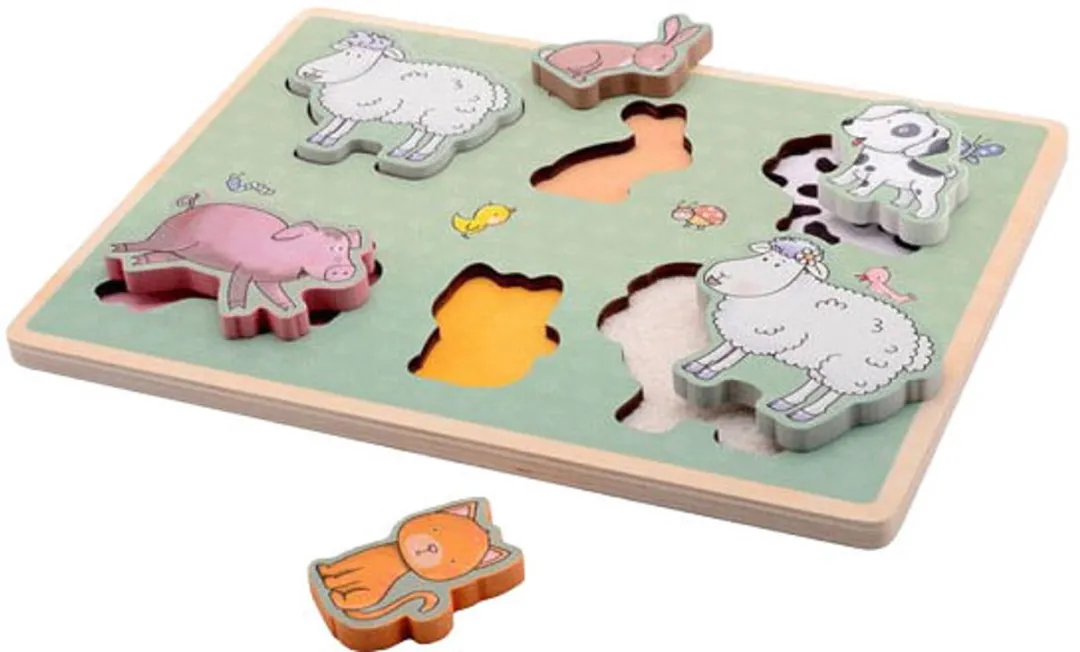 Johntoy Mike en Molly Dierenpuzzel 1000 Stuks - Multicolor
