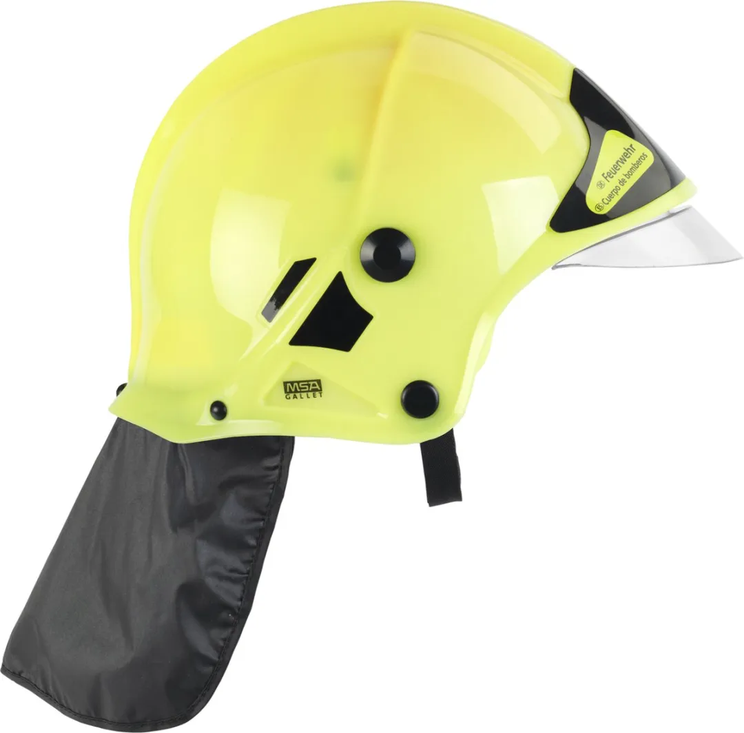 Klein Toys Brandweerhelm - Lichtgevend Geel/Zwart - 31x17,5x21cm