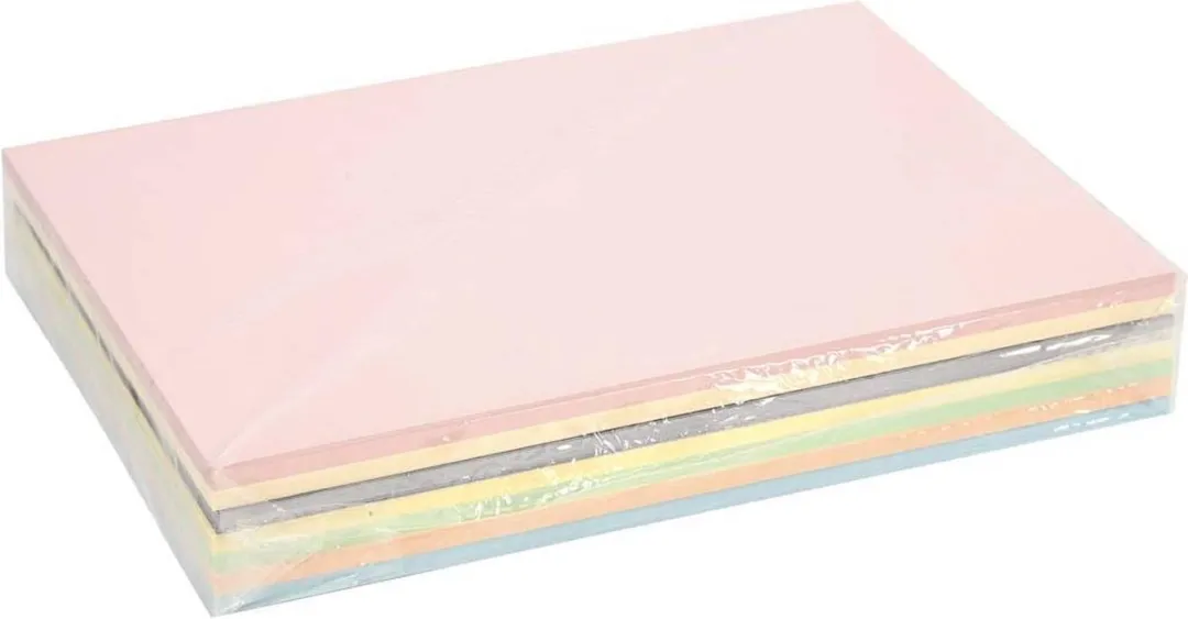 Creativ Company Pastel Karton A4 200 Vel - Multicolor