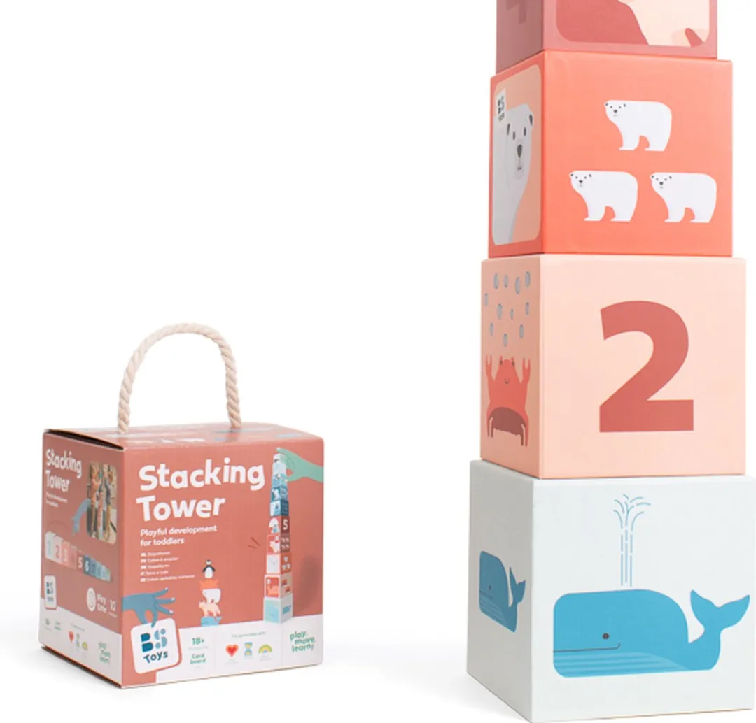 BS Toys Stapeltoren Meerkleurig - 10 Stuks