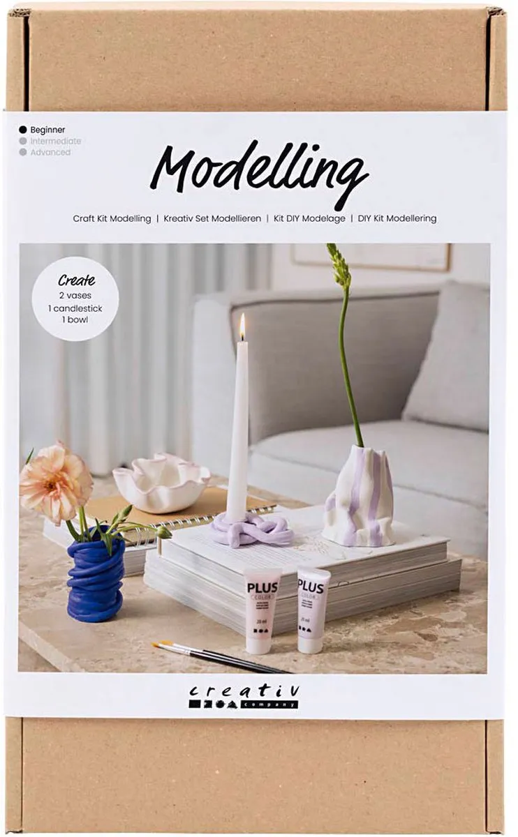 Creativ Company CC Hobbyset Boetseren Potten en Vazen