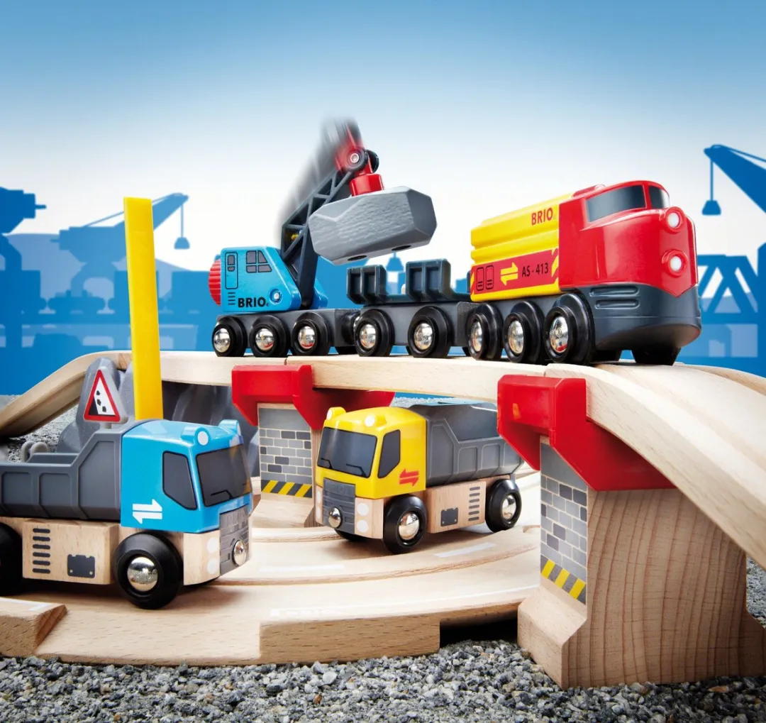 BRIO Spoor en Weg Transportset 33210 - Multi