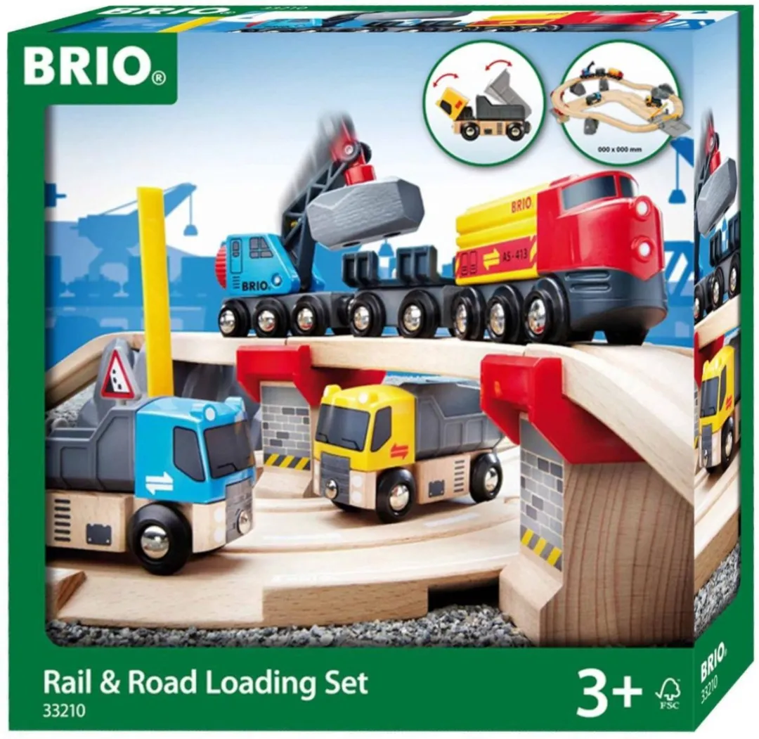 BRIO Spoor en Weg Transportset 33210