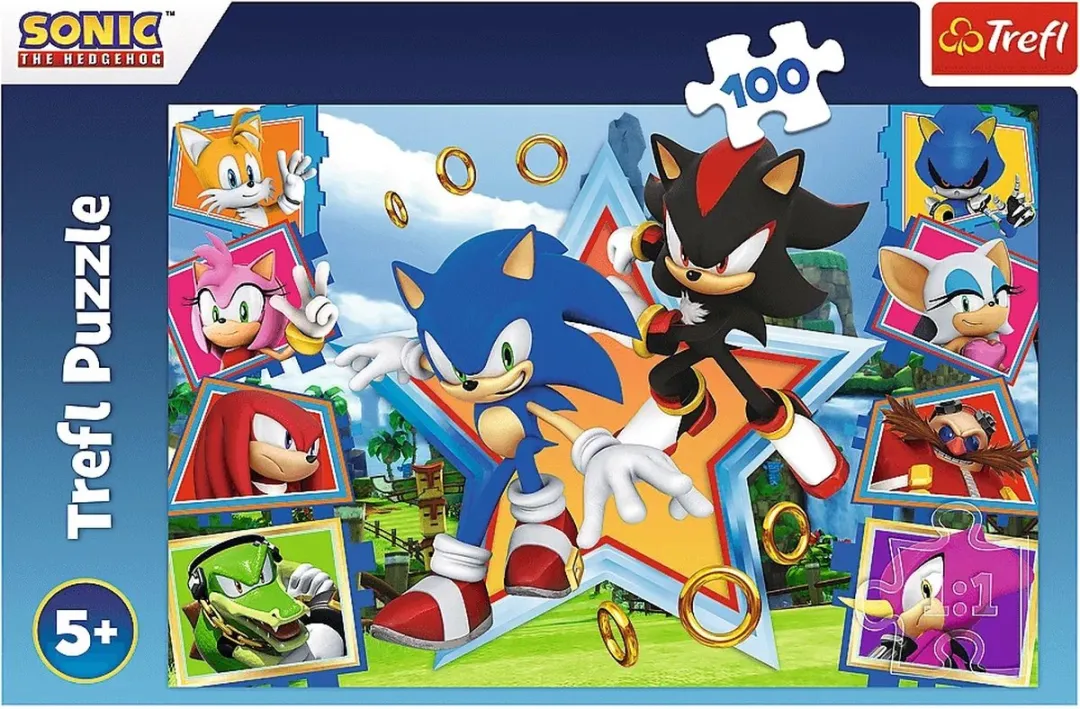 Trefl Sonic The Hedgehog Puzzel 100 Stuks