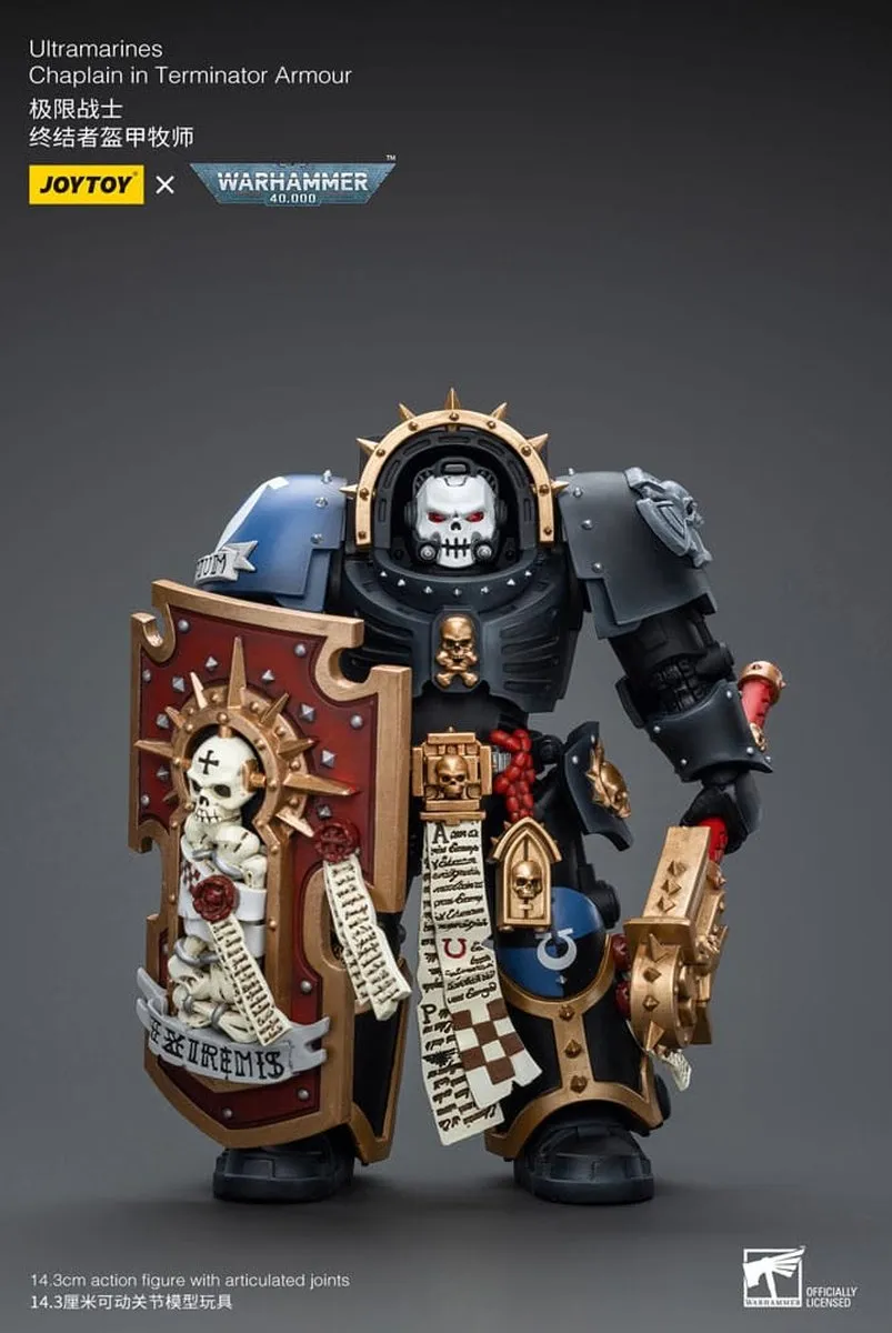 Joy Toy Warhammer 40k Ultramarines Chaplain Terminator 1/18