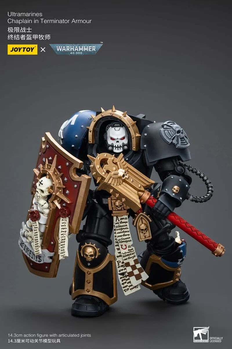 Joy Toy Warhammer 40k Ultramarines Chaplain Terminator 1/18 - JT7080 - Multi