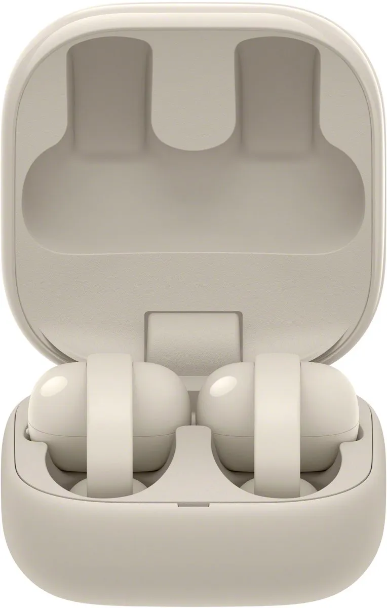 Sony LinkBuds Clip - Draadloze open-ear oordopjes - Beige/Grijs