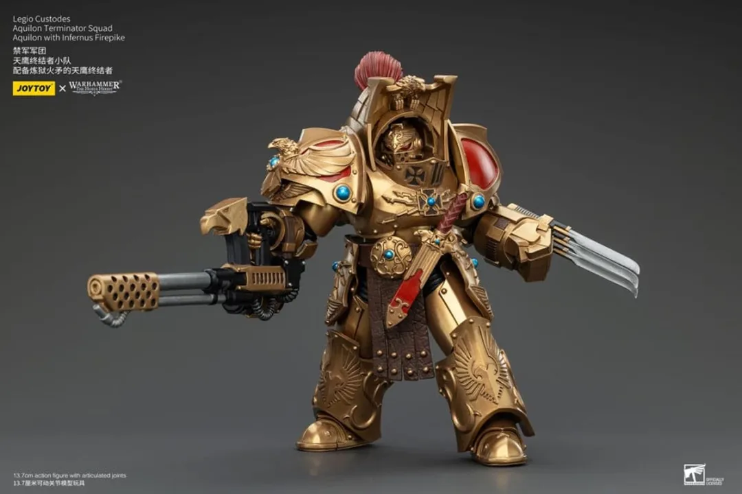 Joy Toy Warhammer The Horus Heresy Aquilon Terminator 1/18 - JT00768 - Multi - afbeelding 6 van 6