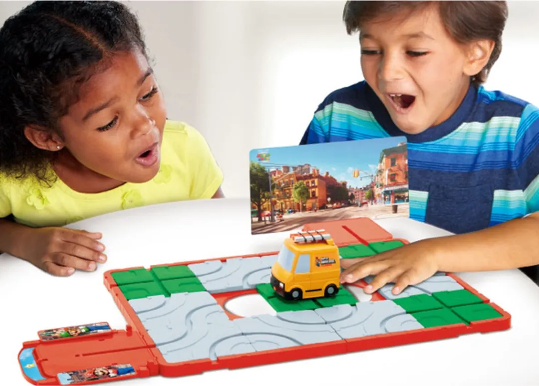 EPOCH Games Super Mario Route'n Go - Bordspel met 2 snelheidsniveaus