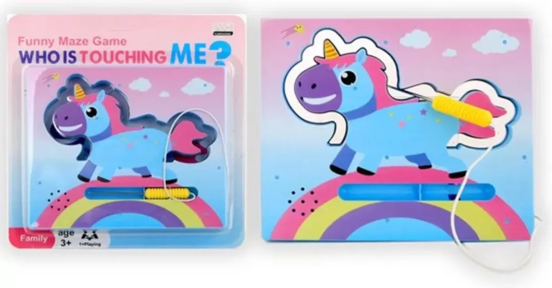 Jonotoys Funny Maze Eenhoorn Behendigheidsspel - 2x Penlite