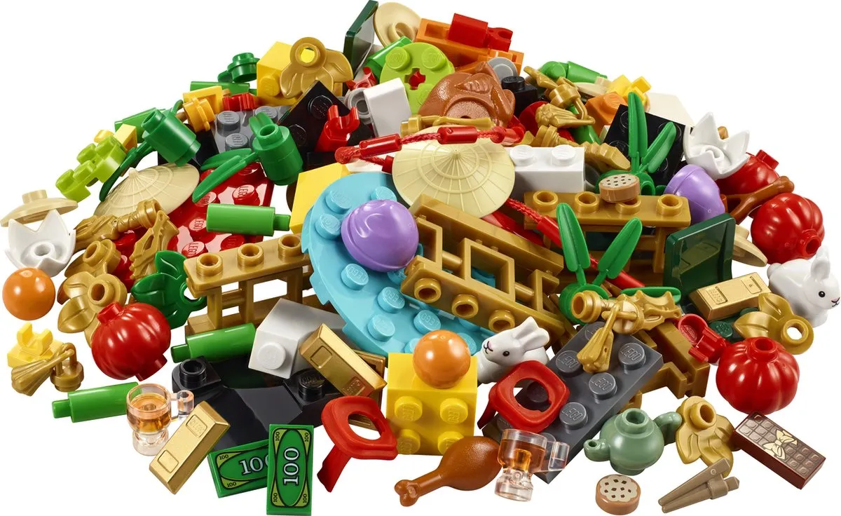 LEGO Chinees Nieuwjaar VIP-Uitbreidingspakket 40605 - 124 Stukken - Multicolor
