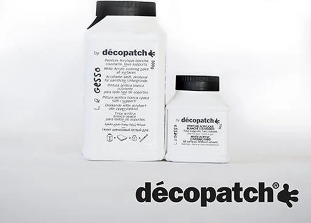 Decopatch Clairefontaine GE300AO Knutselset - Dekkende Witte Acrylverf