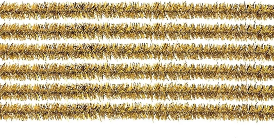 Glorex Hobby Chenilledraad Goud 20 Stuks