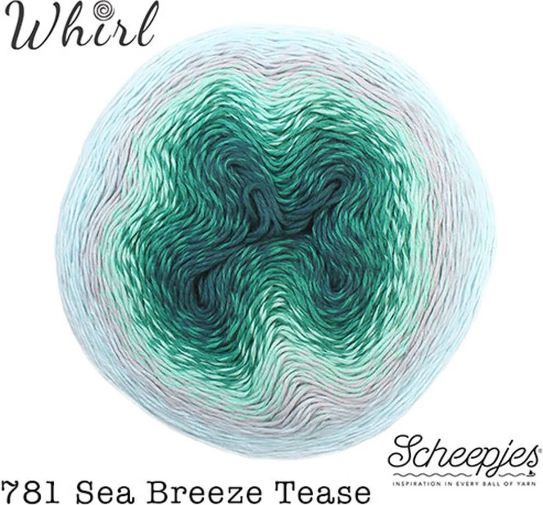 Scheepjes Whirl 1000m Sea Breeze Tease - 1 Stuk