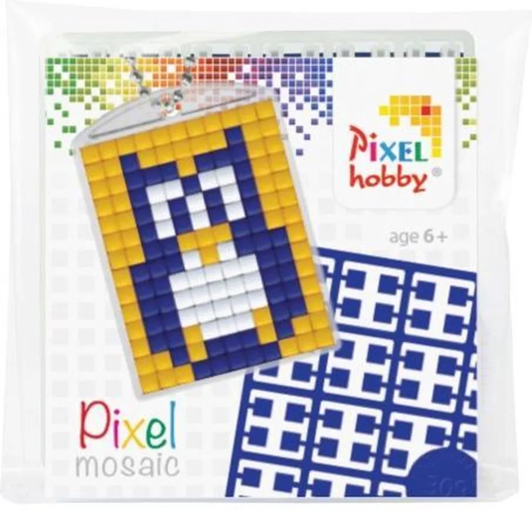 Pixelhobby Medaillon Startset Uil - 5-delig