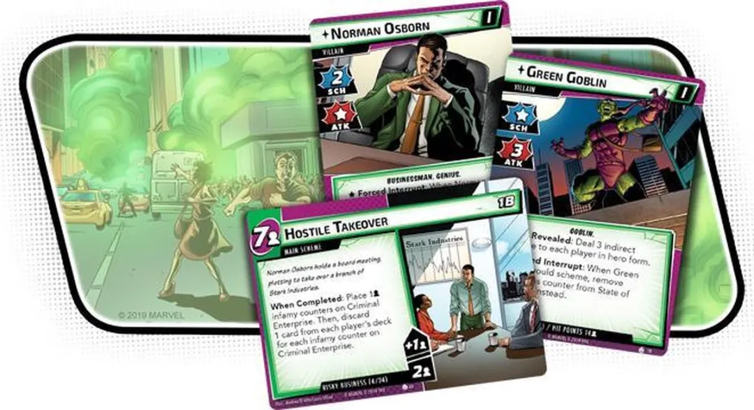 Marvel Champions LCG The Wrecking Crew Scenario - 1-2 Spelers