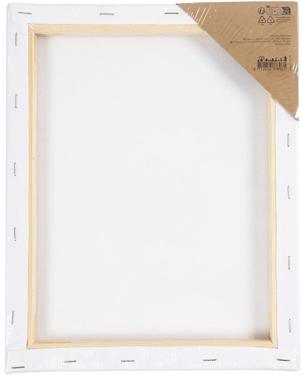Creativ Company Schildercanvas Stad 24x30cm - Multicolor