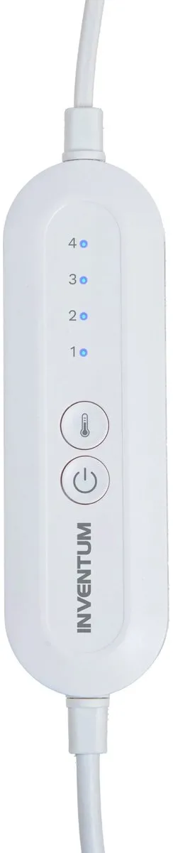 Inventum HB185G Elektrische Bovendeken 180x130cm - 120W - Grijs - afbeelding 6 van 6