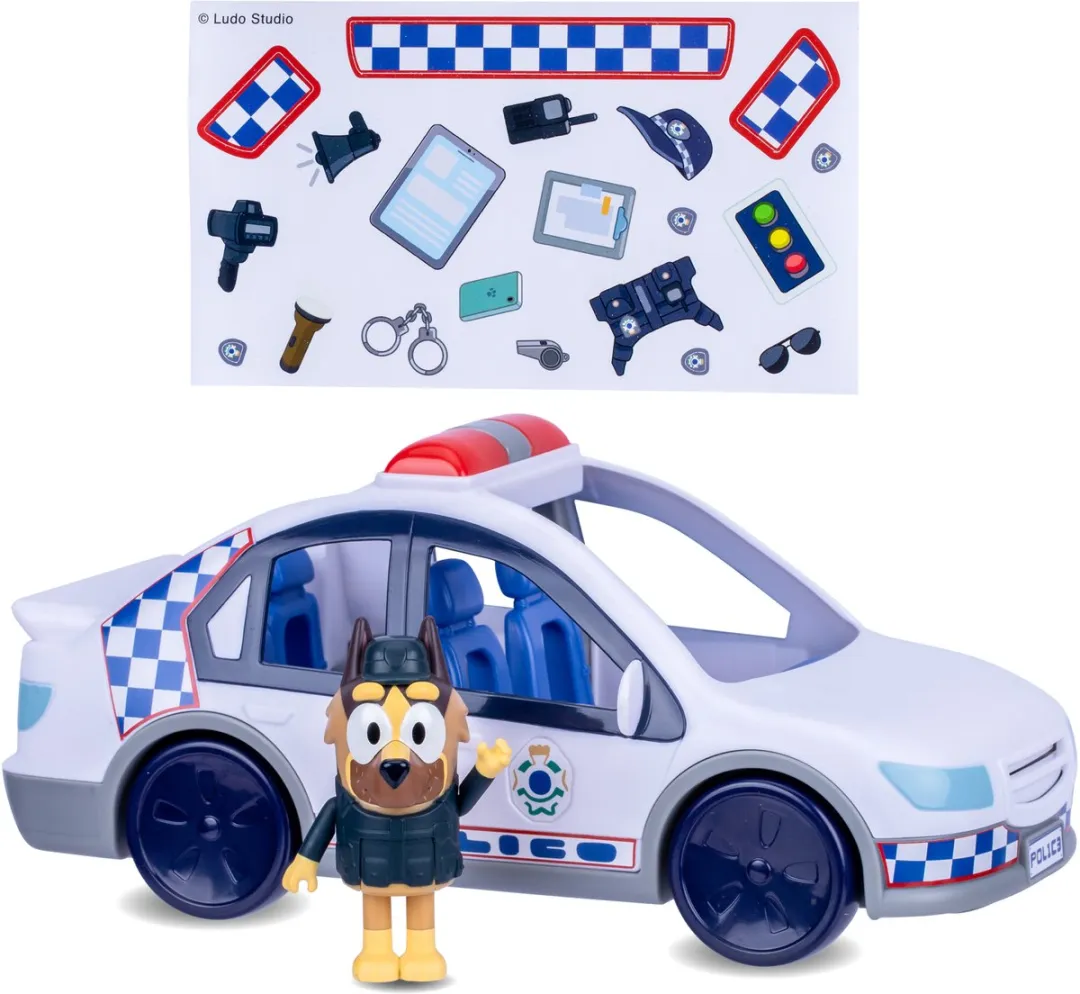 Moose Toys Bluey Politeauto Speelset MS19202 - Multikleur