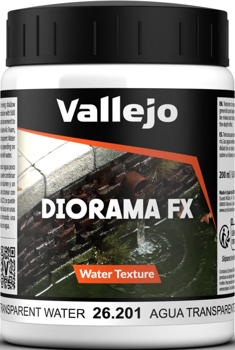 Vallejo Water Textures 26201 Effectenpotje