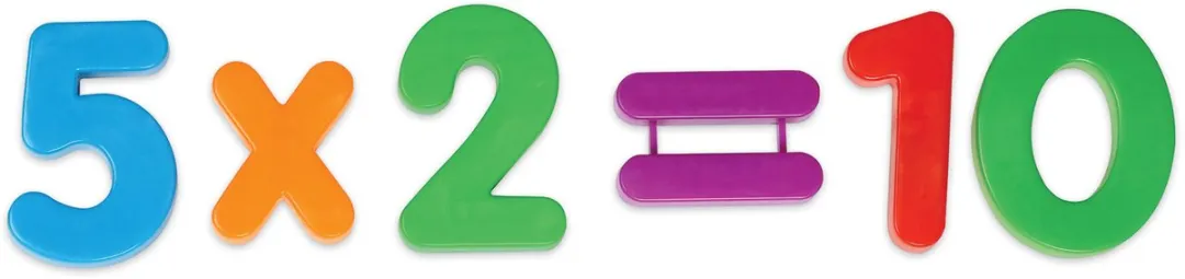 Learning Resources XXL Magnetische Cijfers Multicolor - afbeelding 6 van 6
