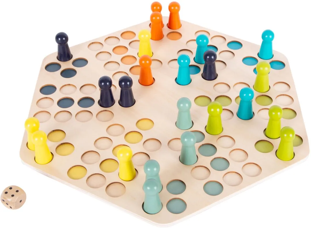 Small Foot Houten Ludospel 6 Spelers