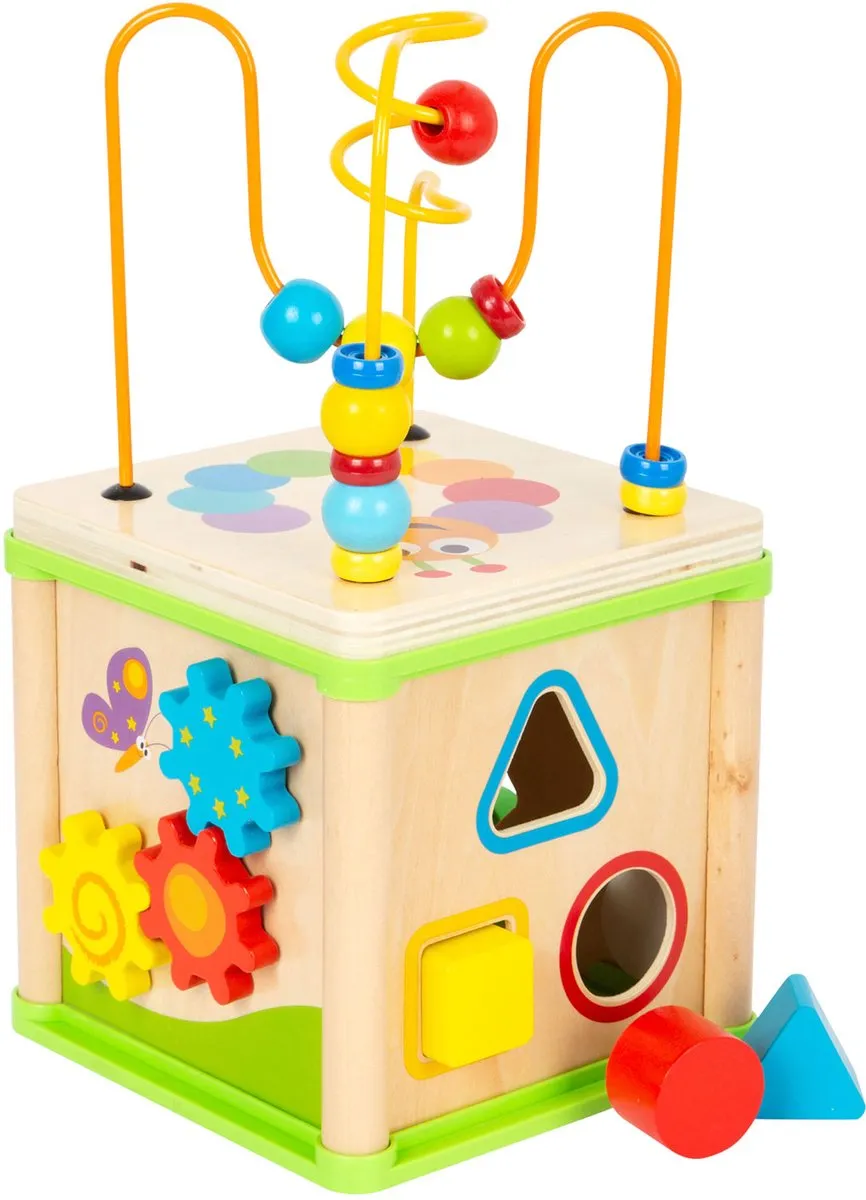 Small Foot Houten Activiteiten Spiraal 5-in-1 Multicolor - afbeelding 6 van 6