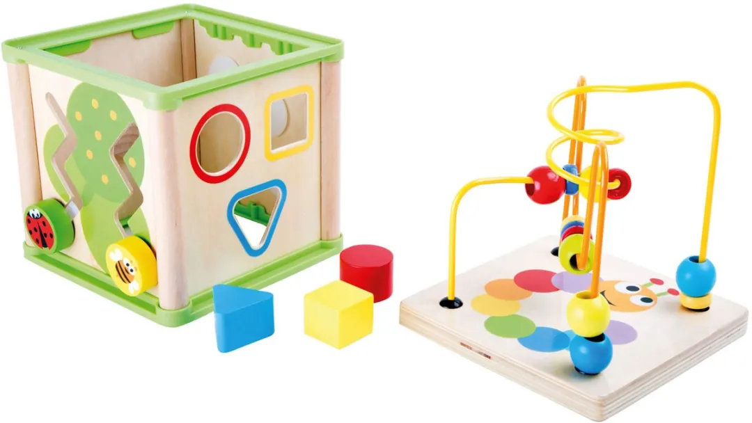 Small Foot Houten Activiteiten Spiraal 5-in-1 Multicolor