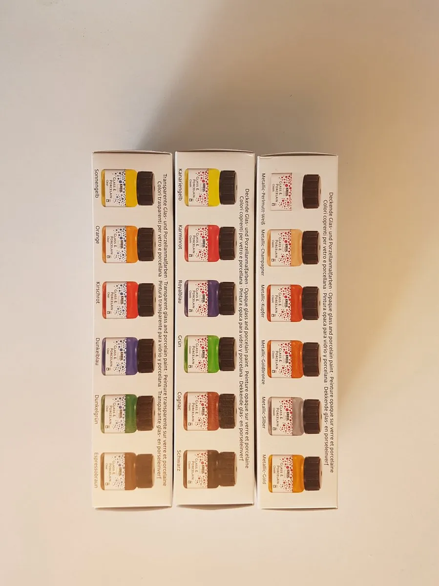 Kreul Porseleinverfset 18 Kleuren