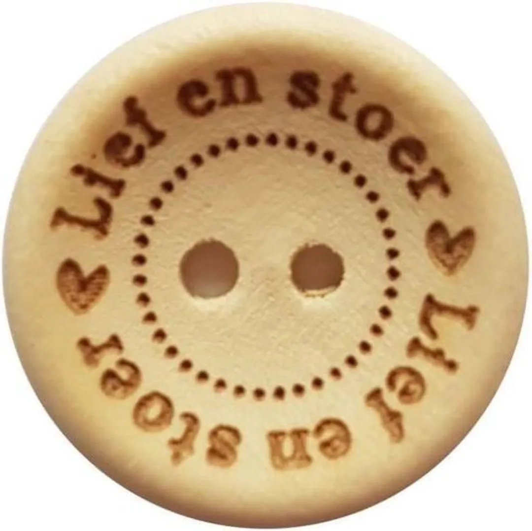 Durable Houten Knopen 20mm - 4 Stuks - Eiken
