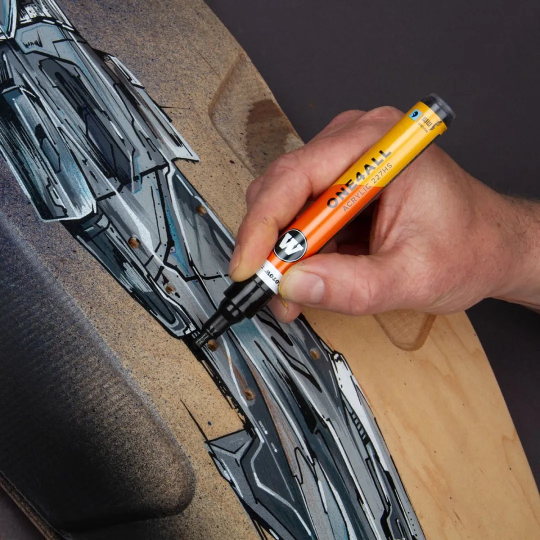 Molotow ONE4ALL 227HS Acrylstiften - 6 Stuks - 4mm