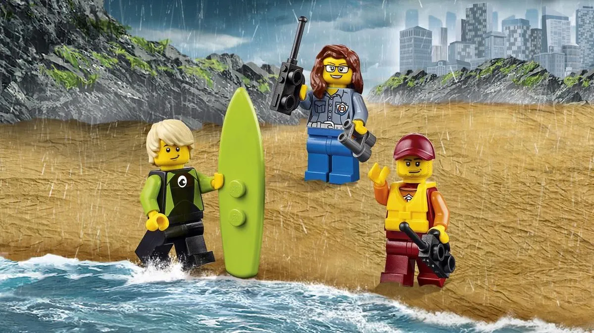 LEGO City Kustwacht Starter Set 60163 - 76 Stukken