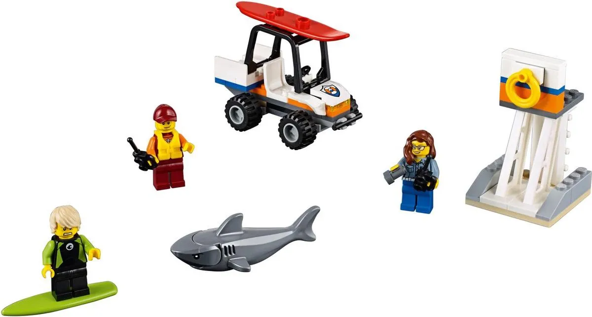 LEGO City Kustwacht Starter Set 60163 - 76 Stukken