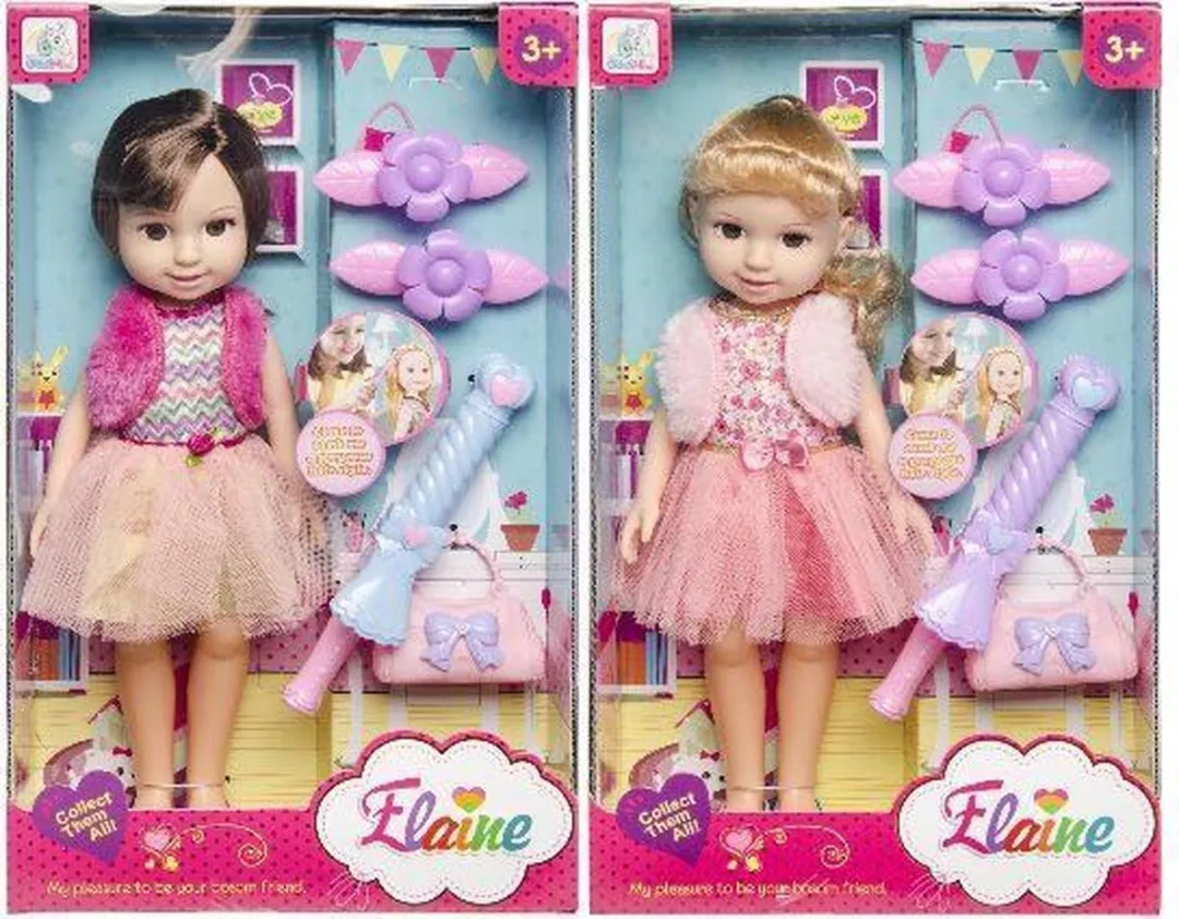 Bellus Toys Pop 'Elaine' Pop met Haaraccessoires