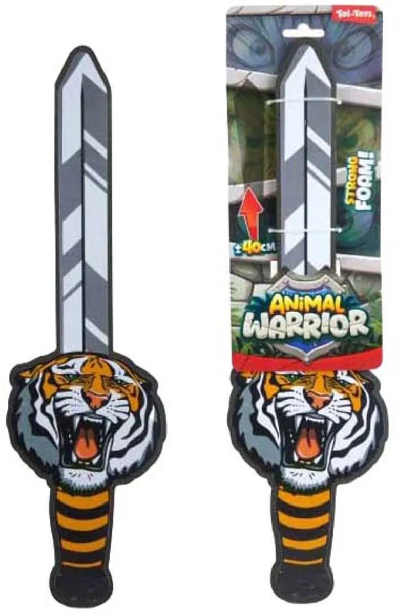 Toi-Toys Foamzwaard Wild Dier 42cm - Grijs