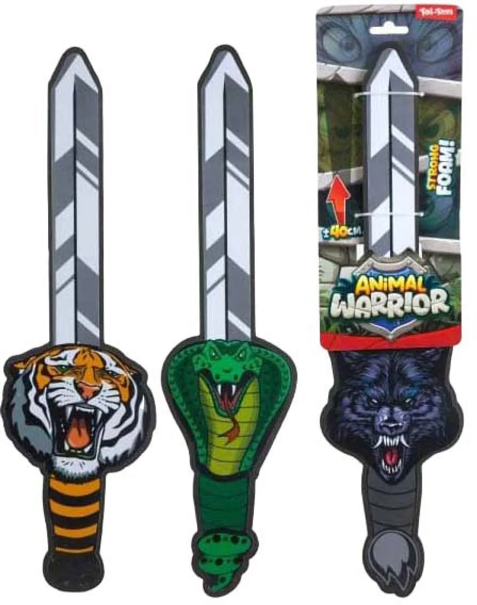 Toi-Toys Foamzwaard Wild Dier 42cm - Grijs