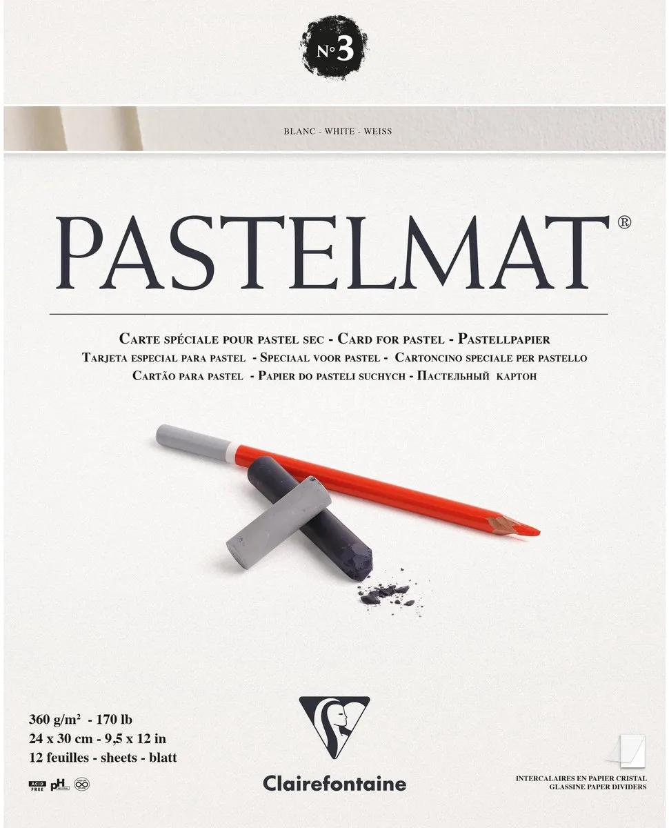 Clairefontaine Pastelmat No.3 Wit