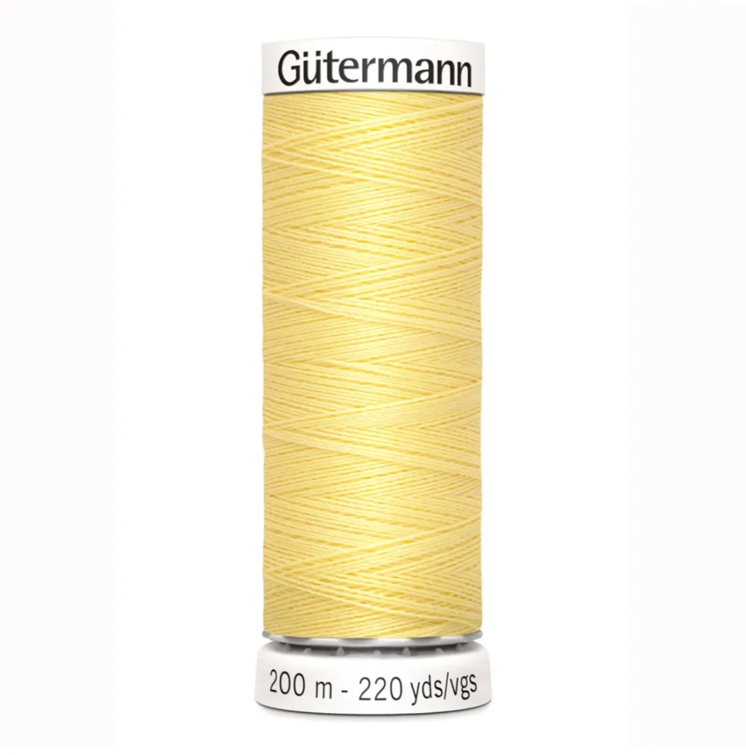 Gutermann Polyester Naaigaren 200m - Geel
