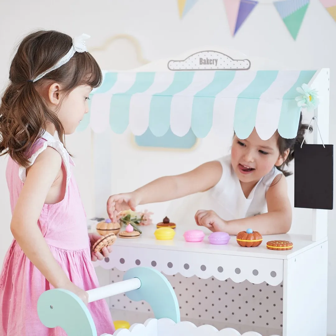 Teamson Kids Bakkerij Rollenspel Speelgoed - Wit/Petrol