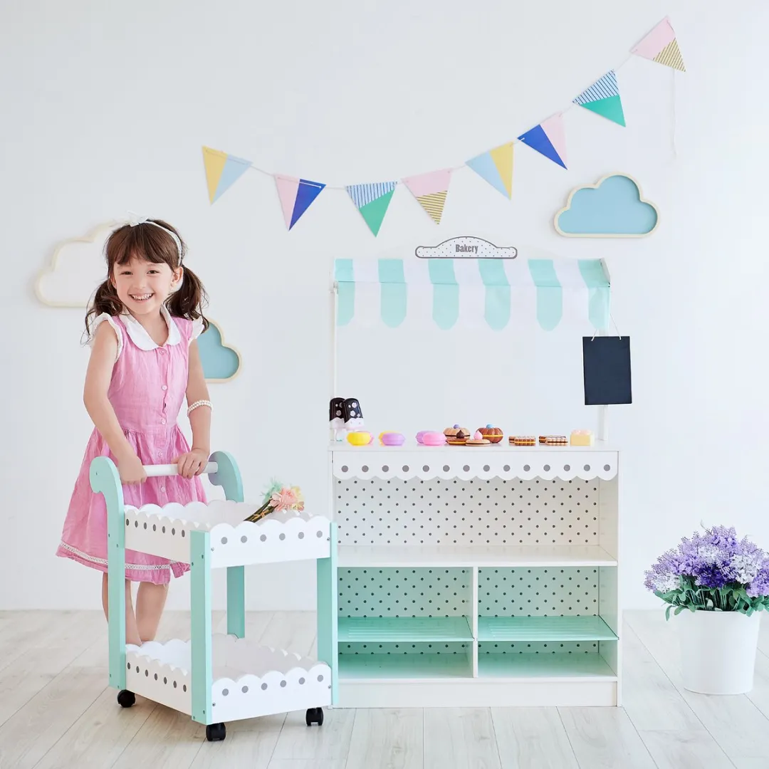 Teamson Kids Bakkerij Rollenspel Speelgoed - Wit/Petrol